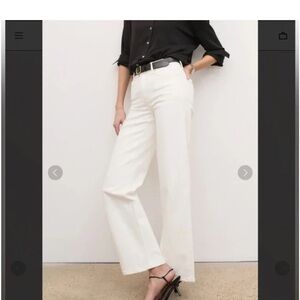 AYR The Secret Sauce Cream Wide-Leg Pants
